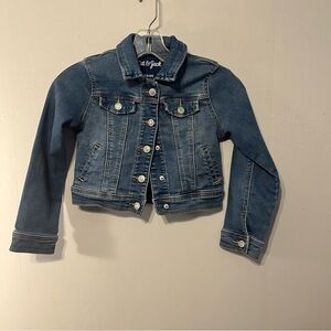 Cat and Jack girls denim jean jacket size 6 to 6X.